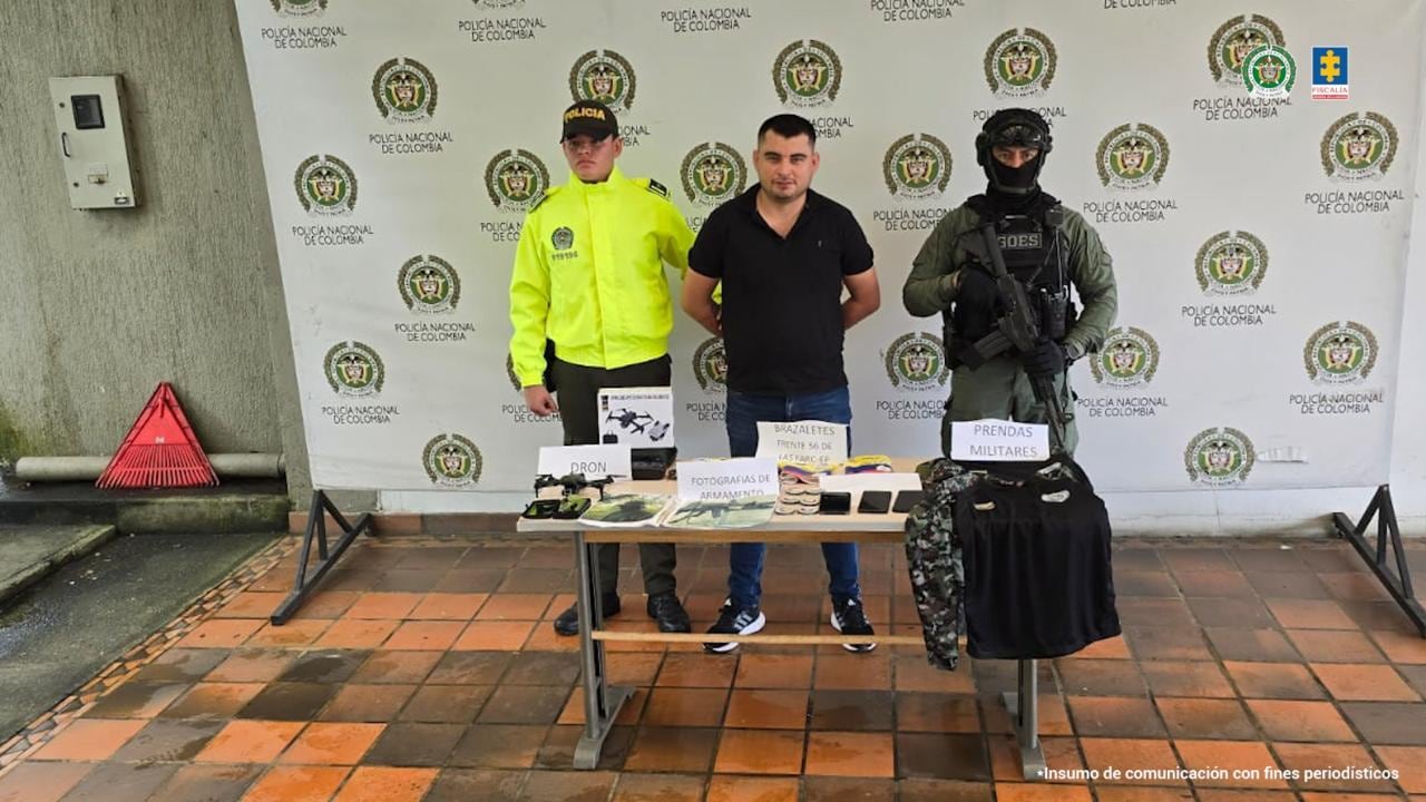 Captura de Pablo Antonio Díaz Villamizar, alias Monomica.