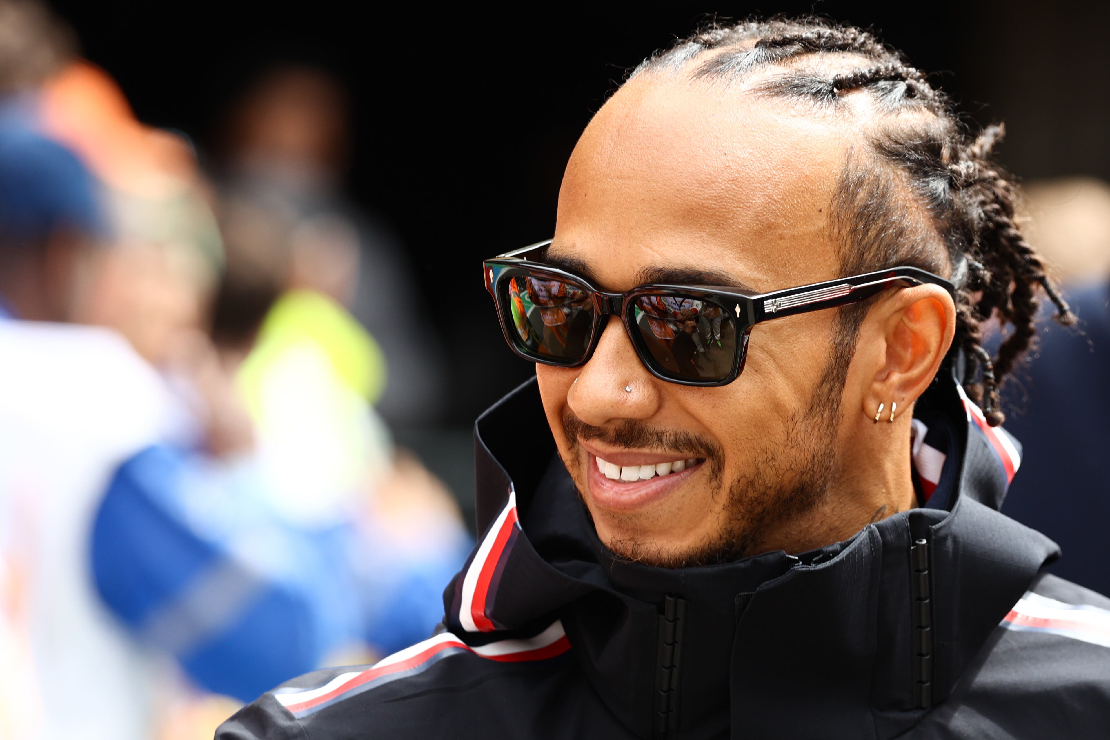 Lewis Hamilton de Mercedes antes del Gran Premio de Bélgica de Fórmula 1 en Spa-Francorchamps en Spa, Bélgica, el 30 de julio de 2023. (Foto de Jakub Porzycki/NurPhoto a través de Getty Images)