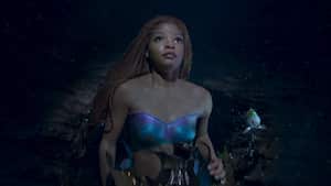 Halle Bailey as Ariel in Disney's live-action THE LITTLE MERMAID. Photo courtesy of Disney. © 2022 Disney Enterprises, Inc. All Rights Reserved.
