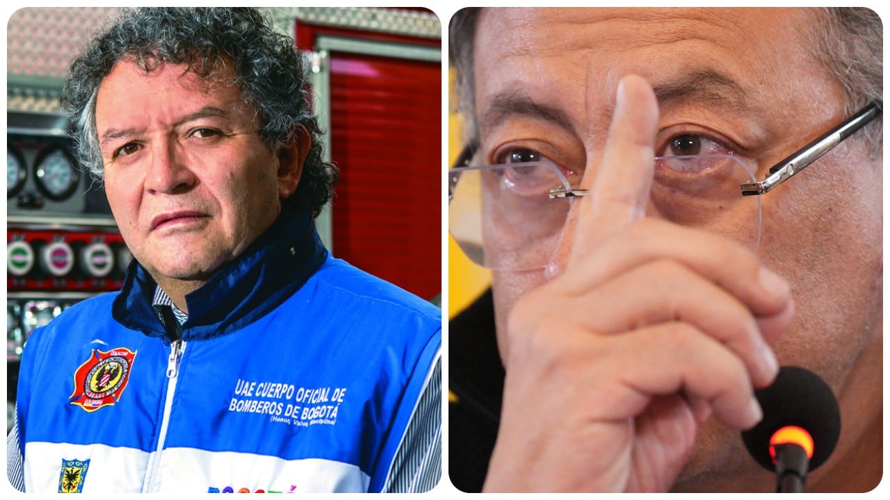 Jorge Lemus y Gustavo Petro.