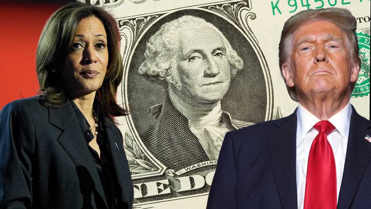 La disputa electoral entre Donald Trump y Kamala Harris está presionando el precio del dólar.