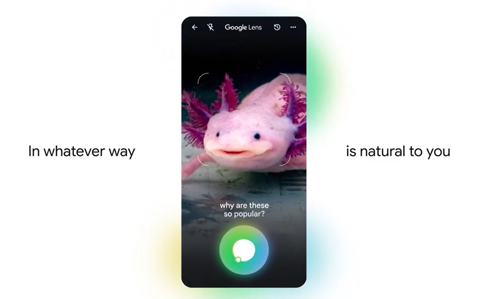 Google incorpora capacidades multimodales a Lens para entender mejor lo que el usuario ve.