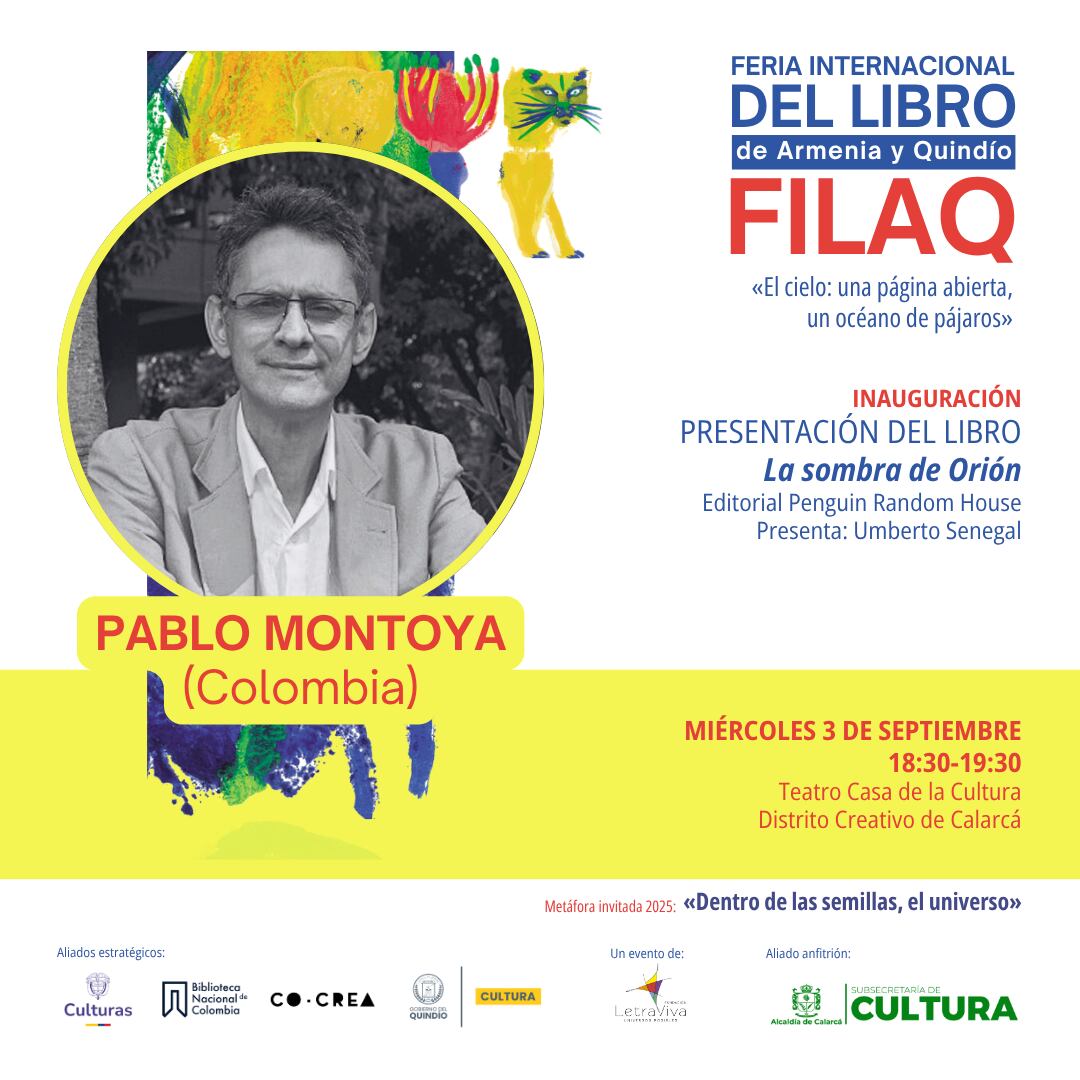 La Feria Internacional del Libro de Armenia y Quindío (FILAQ) se realizará del 3 al 8 de septiembre.