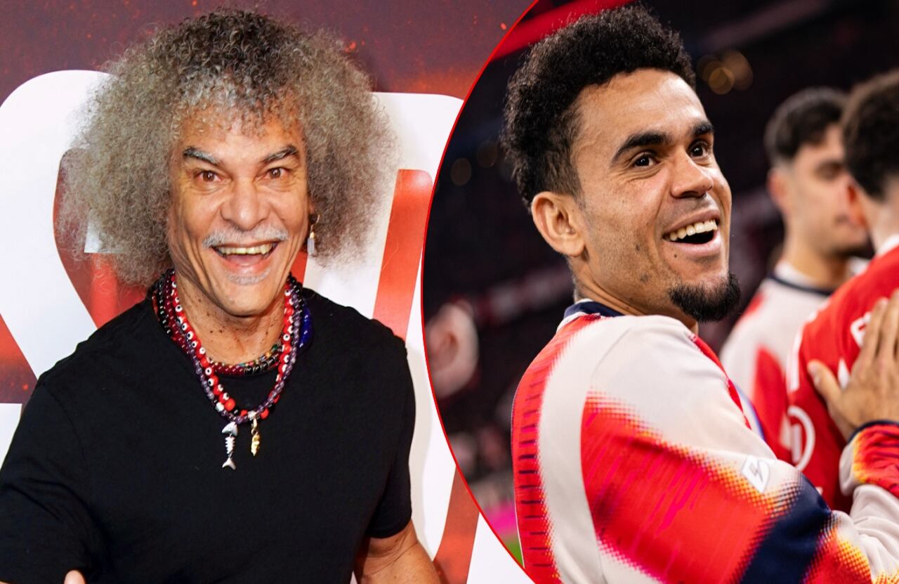 Carlos Valderrama y Luis Díaz.