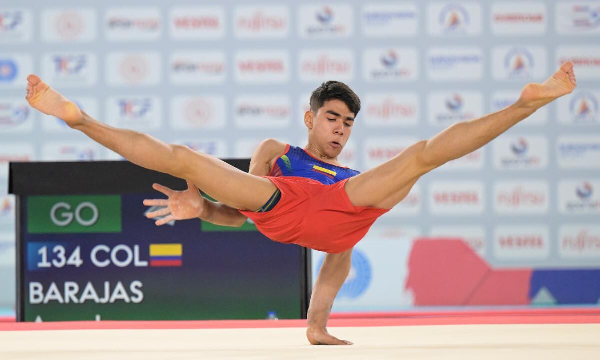 Ángel Barajas, gimnasta colombiano