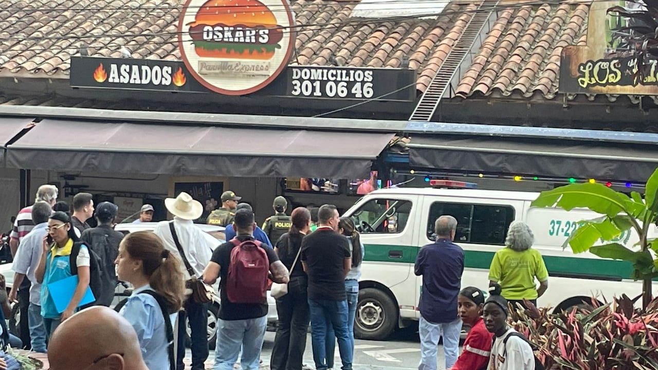 Balacera en el parque de Sabaneta.