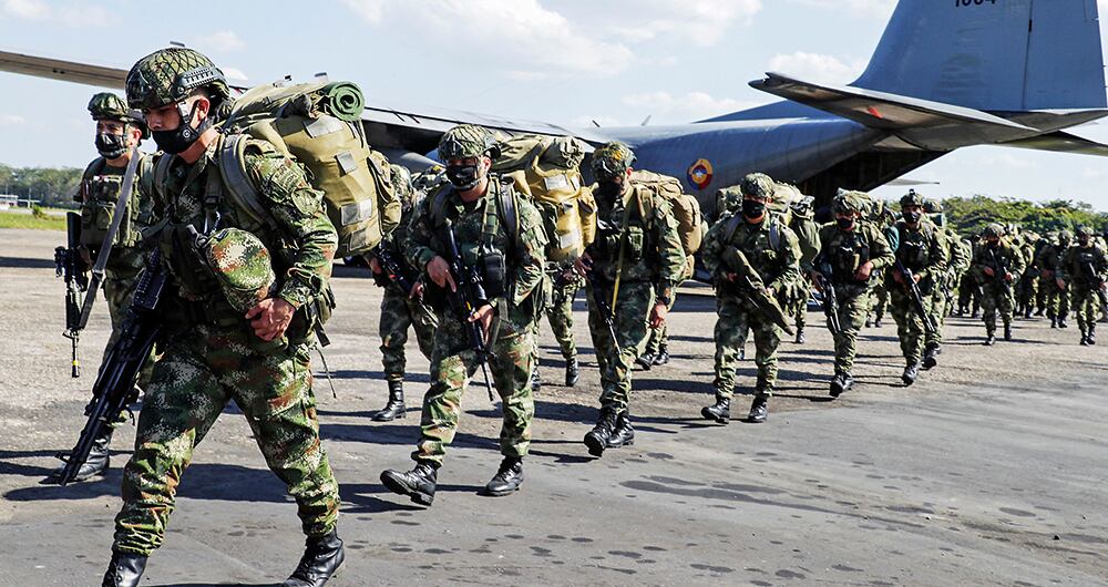  El presidente Iván Duque ordenó la llegada de 600 integrantes del Ejército a la zona para ubicar a los autores y responsables de los asesinatos y someterlos a la justicia.