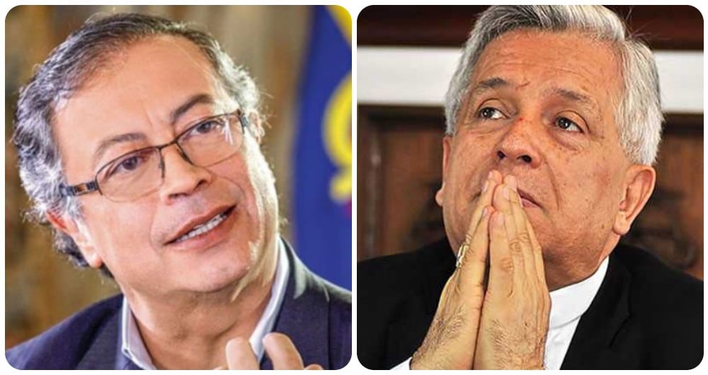 Gustavo Petro y Darío Monsalve.