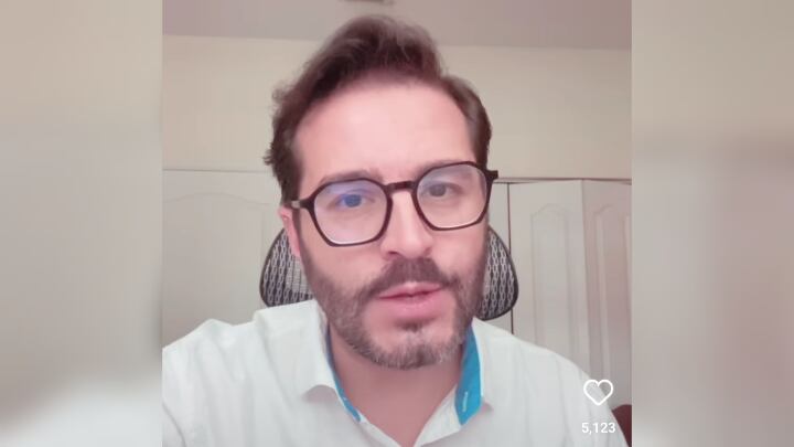 Fernando Segura, padre de una menor de un año y siete meses