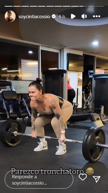 Foto: Instagram @soycintiacossio.