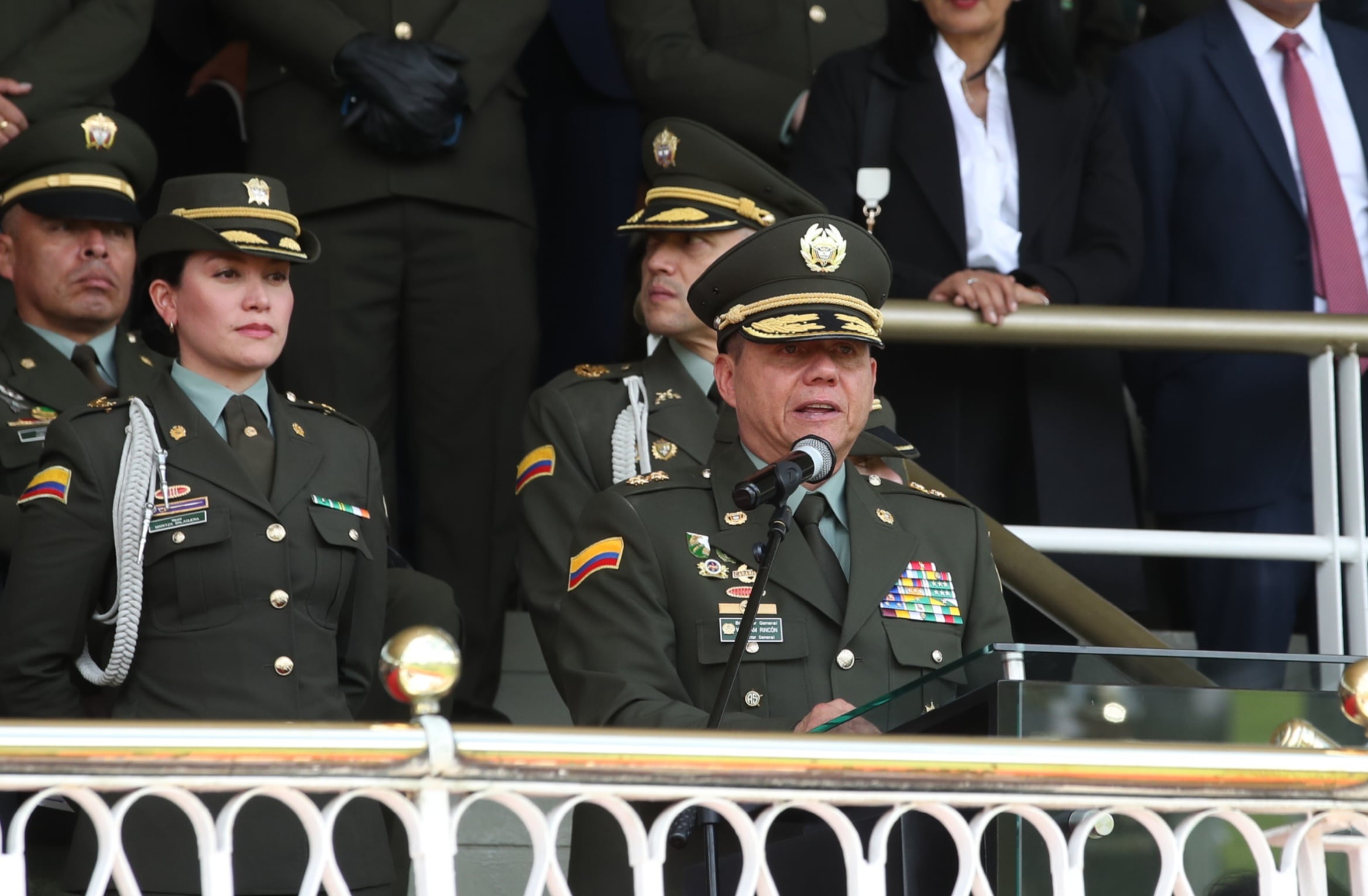 Posesión nuevo director general de la Policía Brigadier General William Oswaldo Rincón