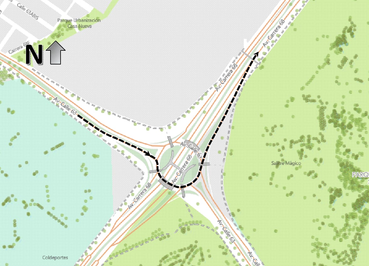 Recorrido de la caminata de la Solidaridad 45 Años Siente la Vibra.