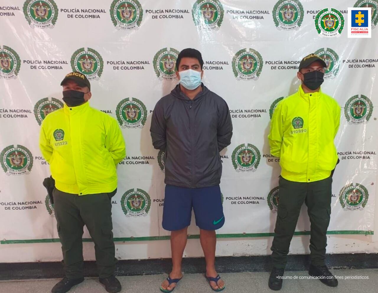 Jeisson Arias Ruiz fue judicializado por homicidio en Pitalito, Huila.