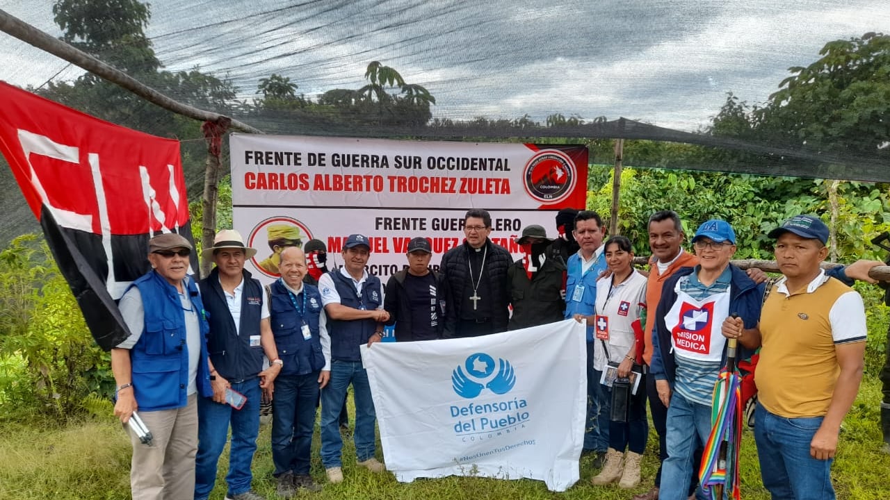 Una comisión humanitaria recibió al patrullero.
