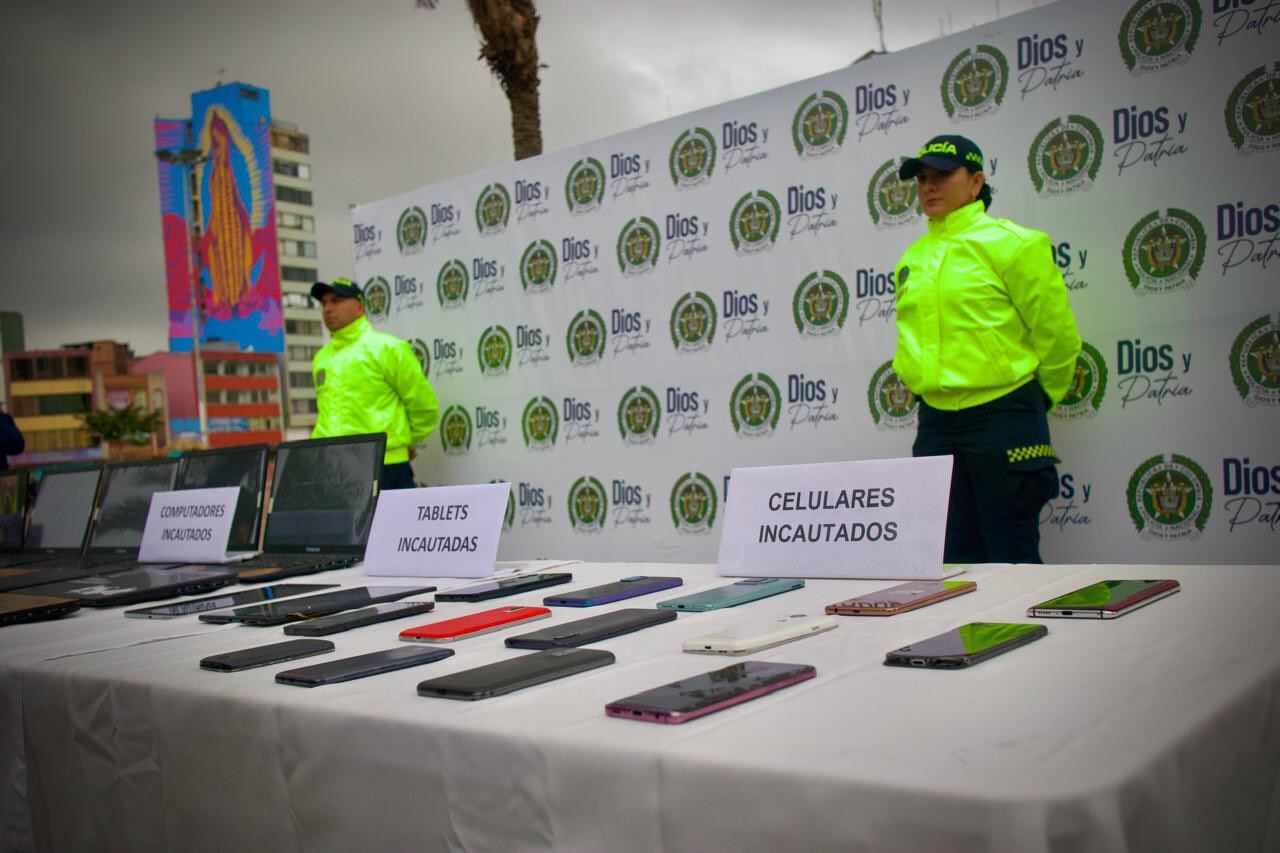 Celulares hurtados recuperados