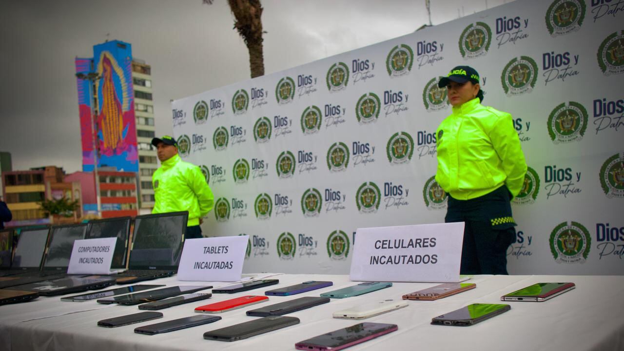 Celulares hurtados recuperados