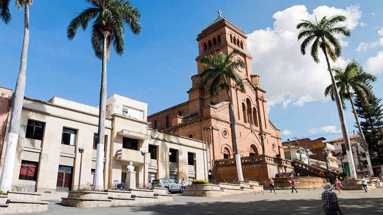 Catedral de Nuestra Señora del Rosario, en Girardota. Foto: Cortesía Alcaldía de Girardota