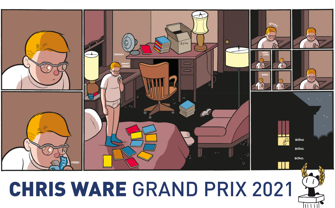 Chris Ware, ganador en 2021 del Grand Prix 20201 en Angulema.