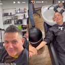 Shakira y Alejandro Sanz dejaron ver en sus redes sociales como es un día con ellos en la peluquería.