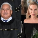 Jorge Luis Alfonso López, alias Gatico; magistrado Jorge Cabrera Jiménez; y su esposa Miryam Acosta De Cabrera, abogada de López.