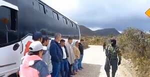 Los sujetos intimidaron a los pasajeros.