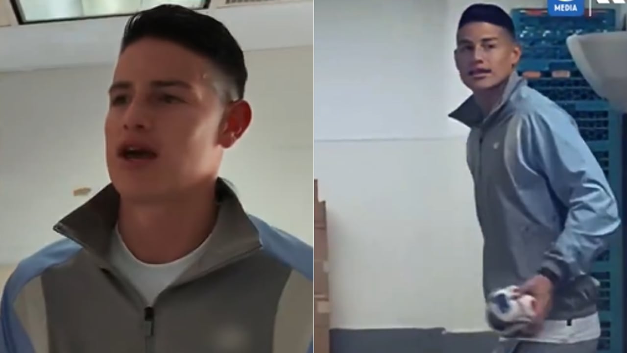 James Rodríguez arribó a la concentración de la Selección Colombia para los amistosos de noviembre