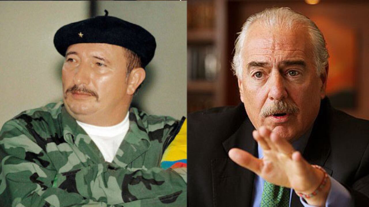 El expresidente Andrés Pastrana y el fallecido guerrillero alias 'Mono Jojoy'
