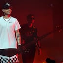 LAS VEGAS, NEVADA - 21 DE JULIO: Peso Pluma se presenta en el MGM Grand Garden Arena el 21 de julio de 2023 en Las Vegas, Nevada. Ethan Miller/Getty Images/AFP (Photo by Ethan Miller / GETTY IMAGES NORTH AMERICA / Getty Images via AFP)