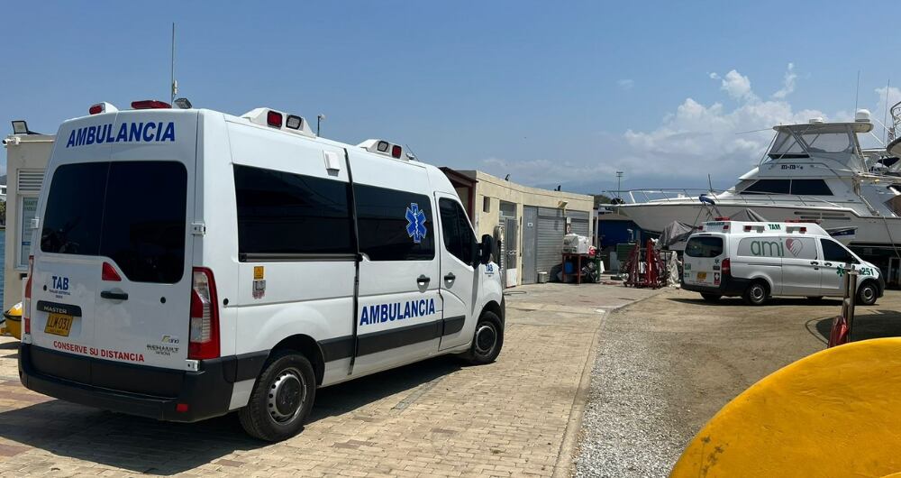 Atención de emergencia en la ciudad de Santa Marta, luego de colapso de embarcación en el Parque Tayrona.