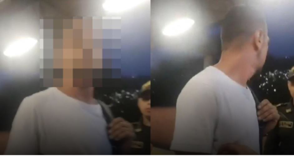 El hombre fue trasladado a un CAI