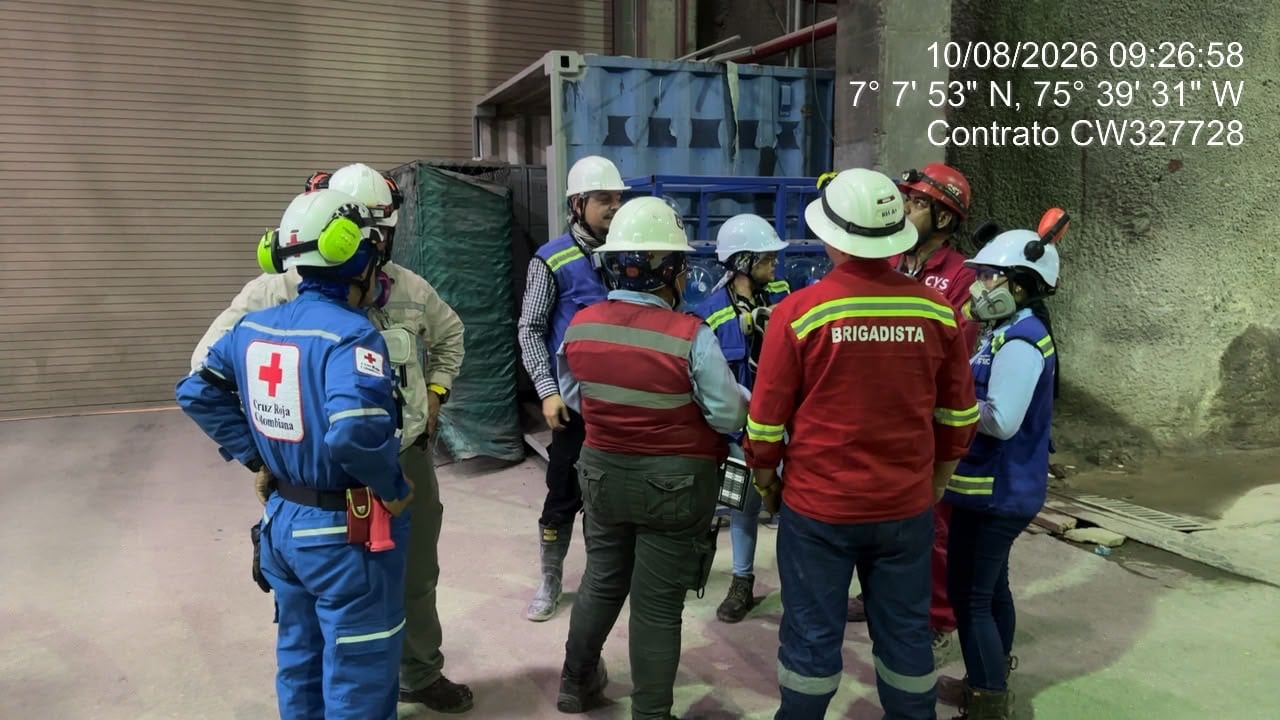 Registros fotográficos de la inspección que se hizo a Hidroituango este 10 de agosto de 2026