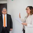 Posesión del Superintendente Nacional de Salud, Ulahy Beltrán, por parte de la ministra de Salud y Protección Social, Carolina Corcho.