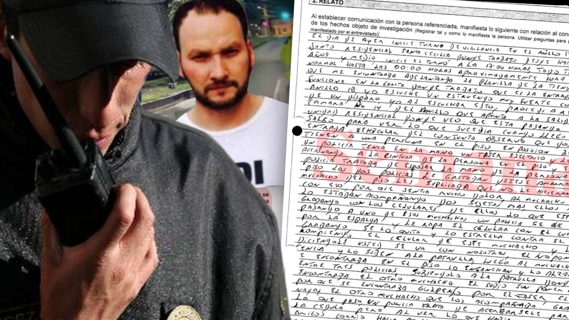 Javier Ordóñez, vigilante