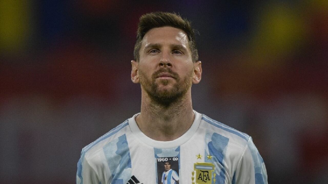 Lionel Messi, delantero de Argentina.
