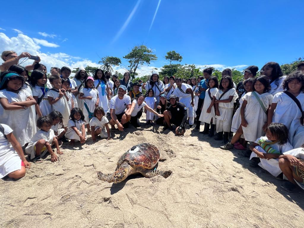 La comunidad Indígena Arhuaco Katansama despidió a Concha.