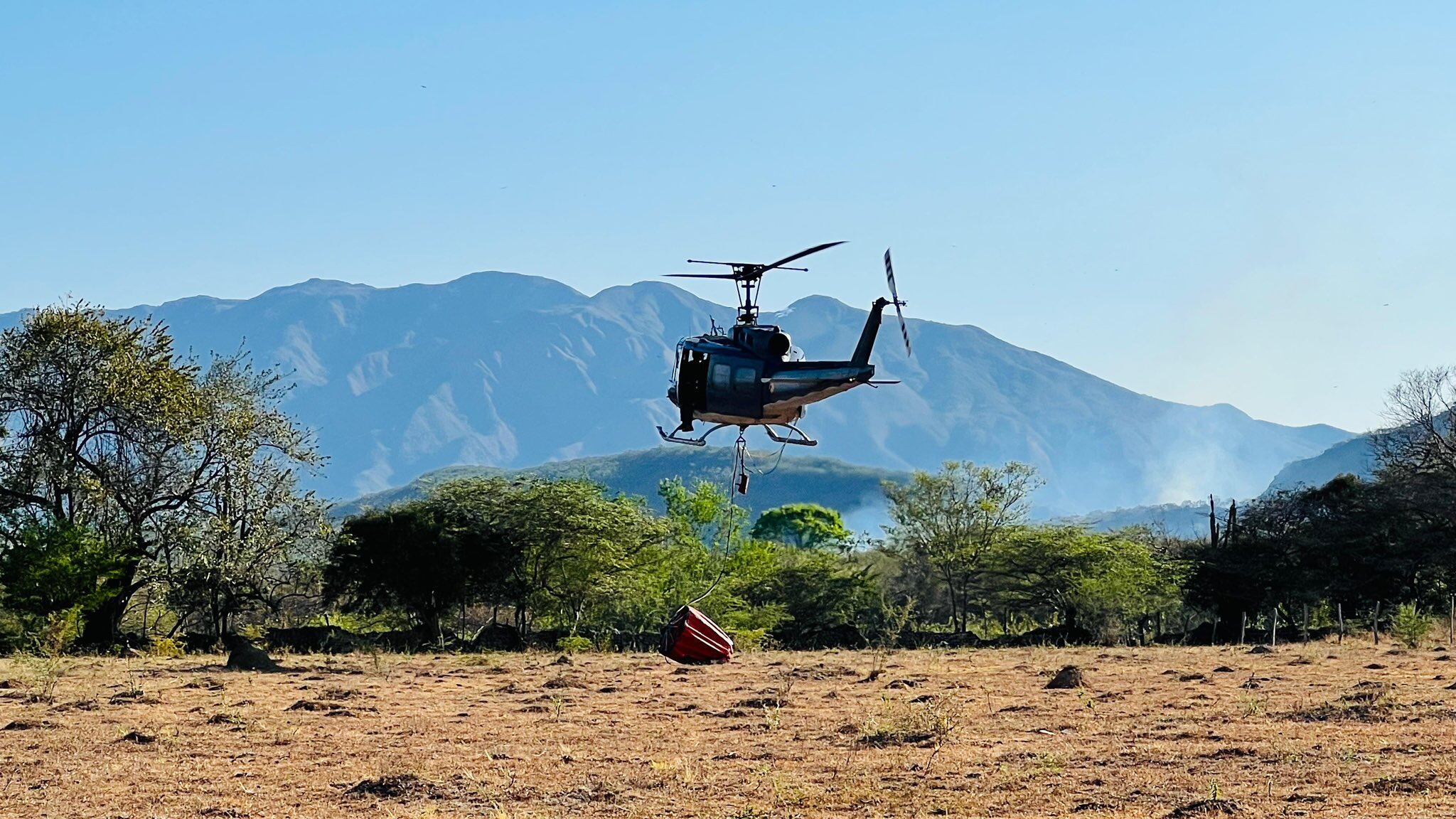 Las llamas ya han consumido 700 hectáreas en Yaguará y otras zonas.