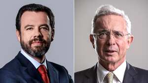 Carlos Fernando Galán y Álvaro Uribe