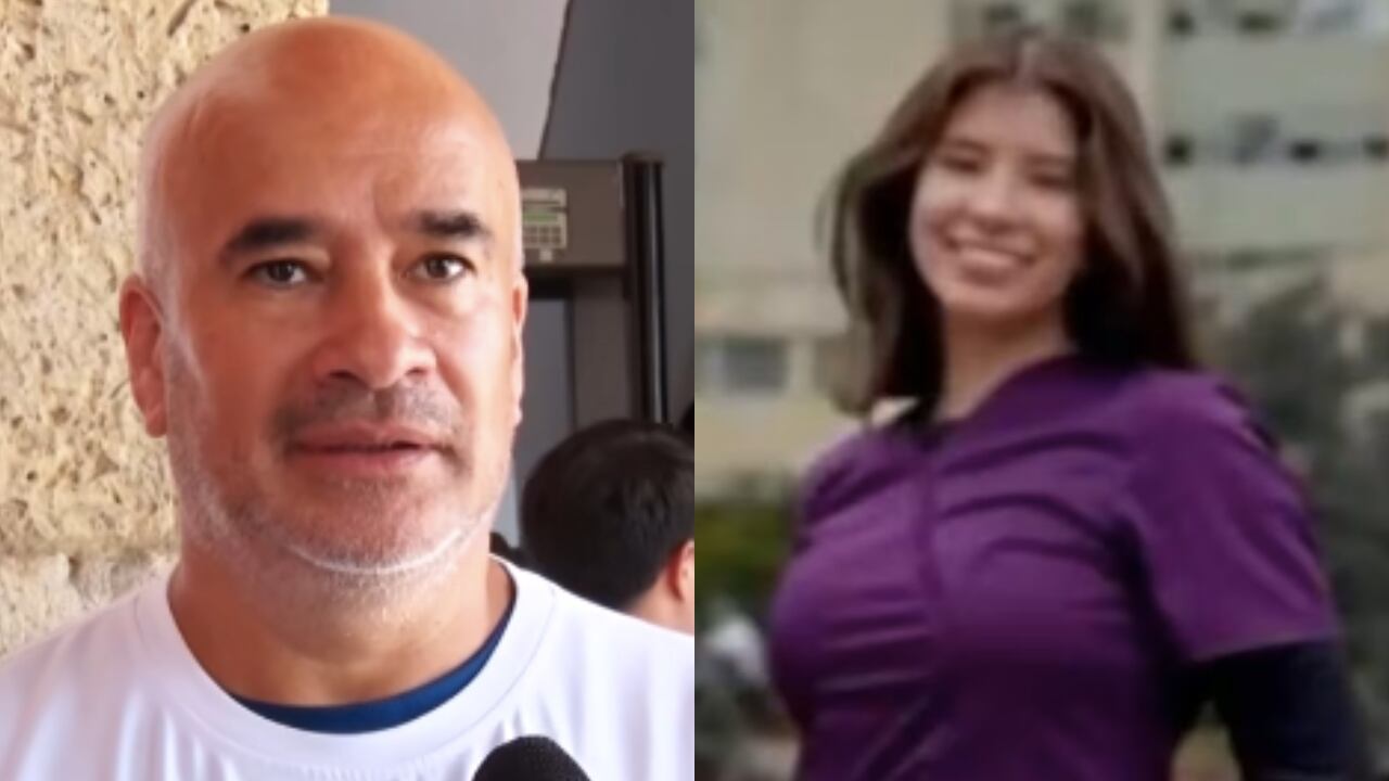 Carlos Hernández y su hija, Tatiana Hernández.