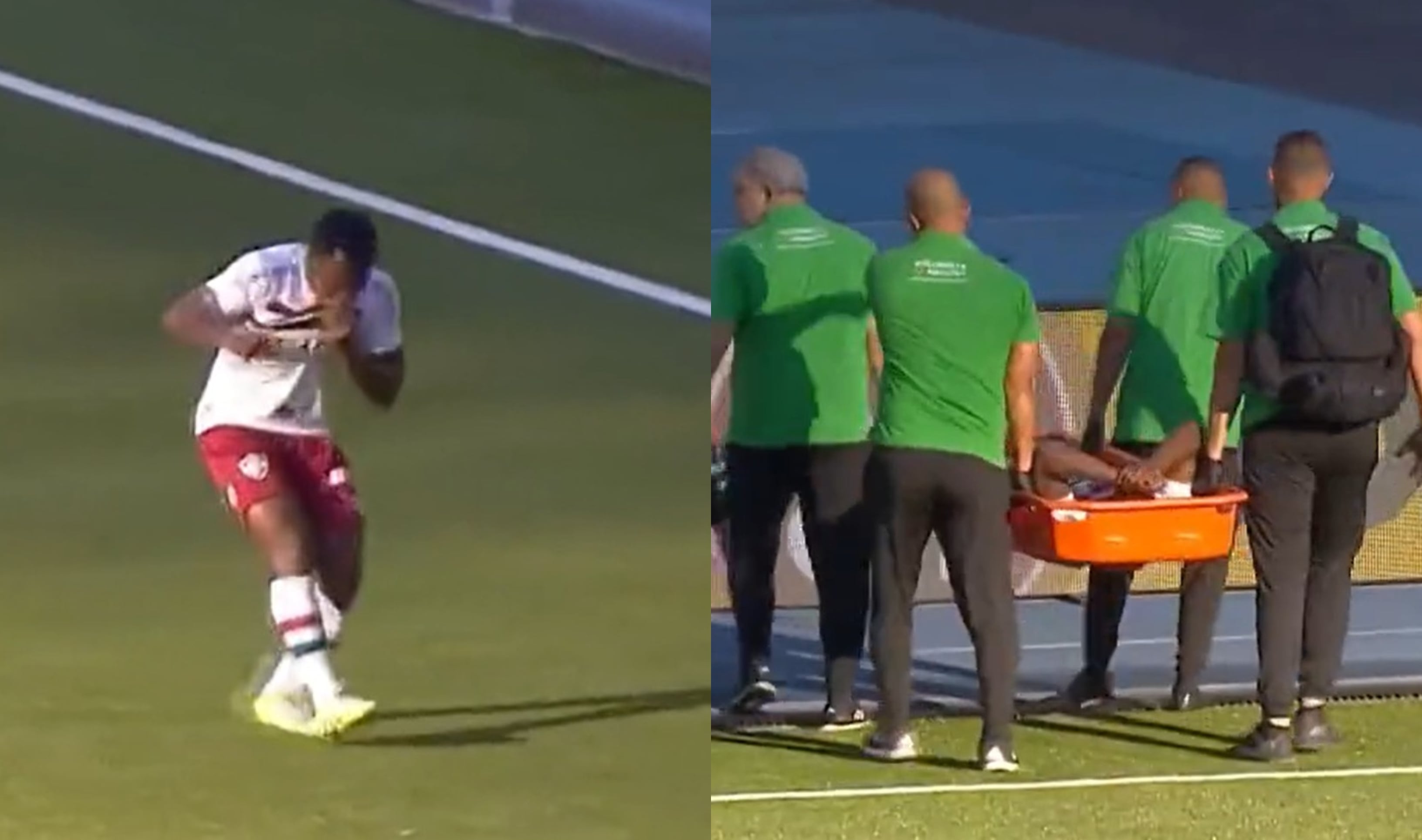 Lesión de Jhon Arias.