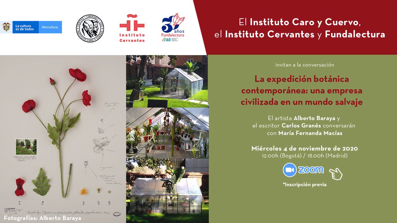 Afiche del evento en el Caro y Cuervo