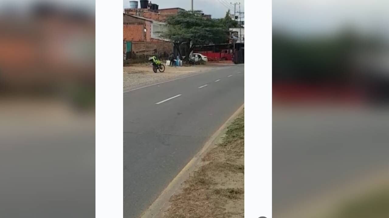 Autoridades investigan posible artefacto explosivo en Cúcuta. Foto Twitter @leymermarquez.