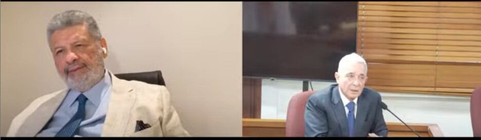 El expresidente Álvaro Uribe Vélez declara este lunes en el juicio que se adelanta en su contra.