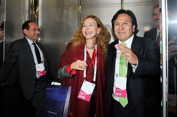 La justicia de Perú solicitó a Israel la detención preliminar con fines de extradición de la exprimera dama Eliane Karp, esposa del expresidente Alejandro Toledo. (Photo by Clodagh Kilcoyne/Getty Images)