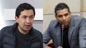 De izquierda a derecha: Daniel Briceño y David Racero.