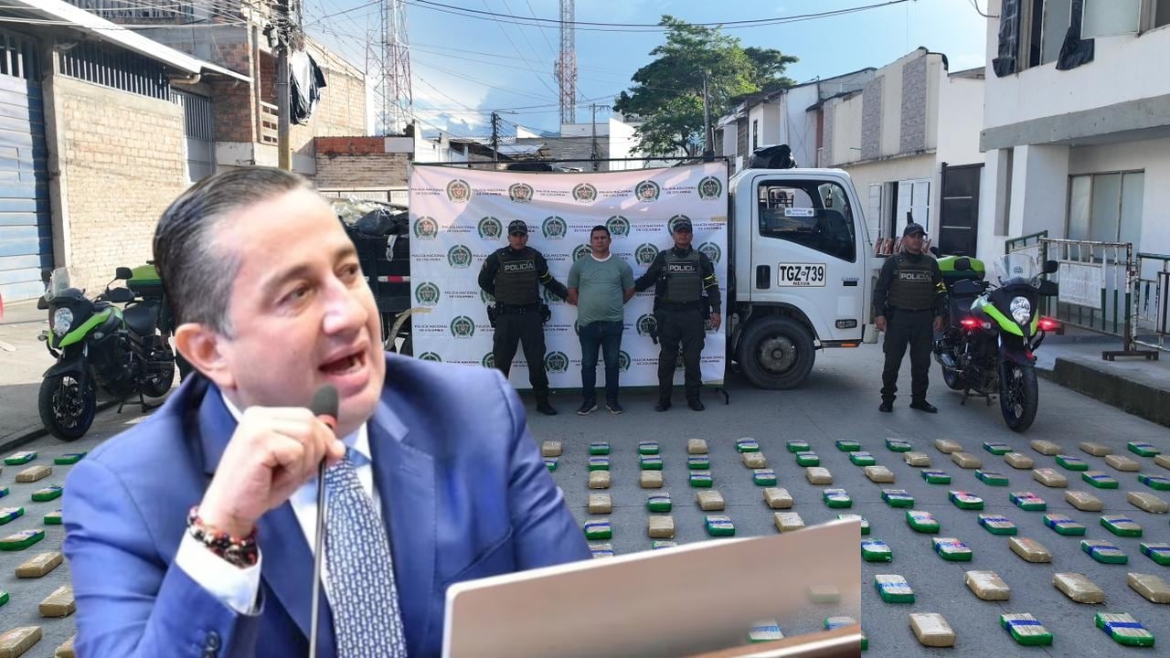 Incautación de marihuana en carreteras de Colombia