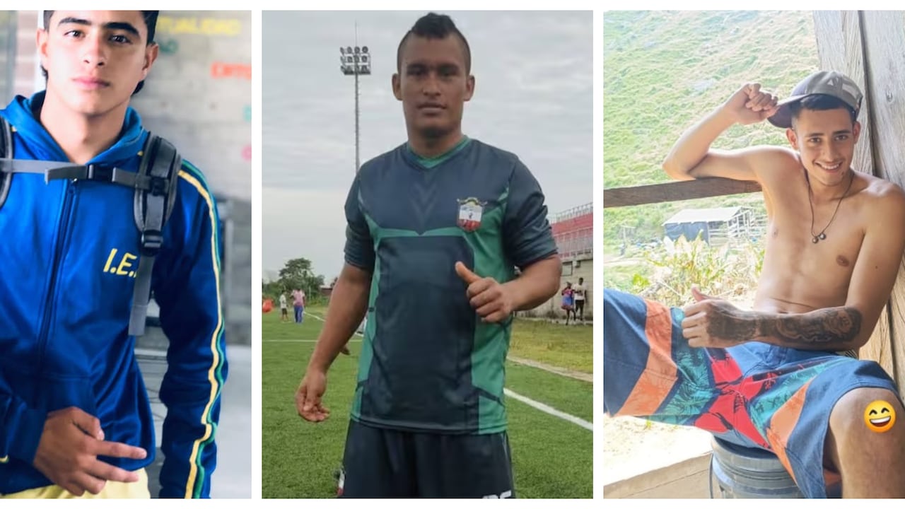 Yorman Alexis Giraldo, de 15 años, el indígena Iván Causil y Juan Manuel Sánchez Muñoz, de 17 años, murieron en Anorí en hechos violentos.