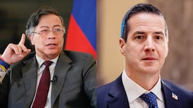 Gustavo Petro y Bernie Moreno.