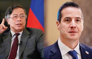 Gustavo Petro y Bernie Moreno.