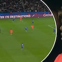 Las cámaras se fueron con la reacción de Lamine Yamal tras el gol del PSG
