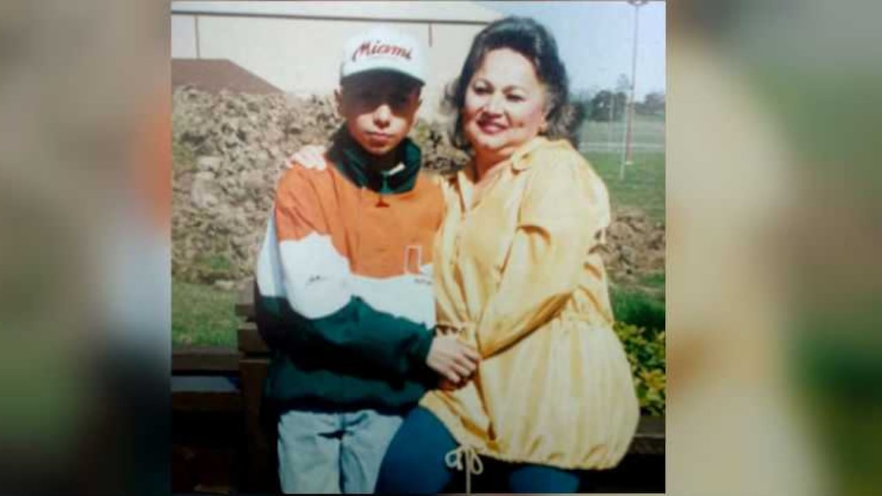 Michael Corleone Blanco y su mamá Griselda Blanco.